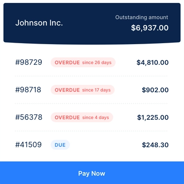 Digital product interface
